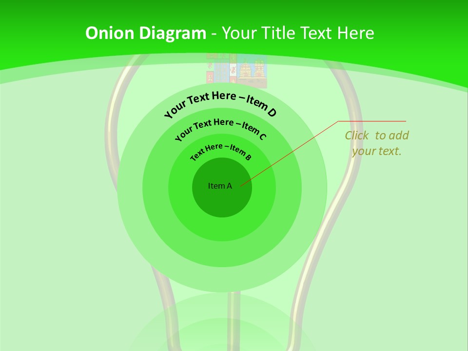 A Light Bulb With A Globe Inside Of It PowerPoint Template