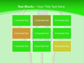 A Light Bulb With A Globe Inside Of It PowerPoint Template