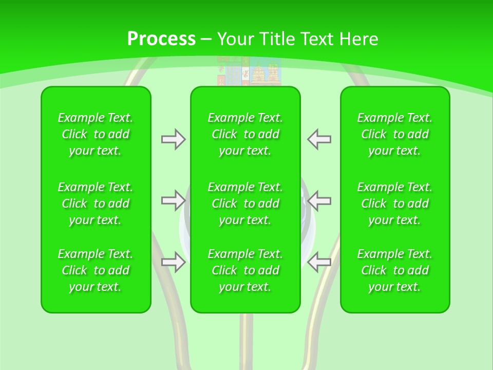 A Light Bulb With A Globe Inside Of It PowerPoint Template