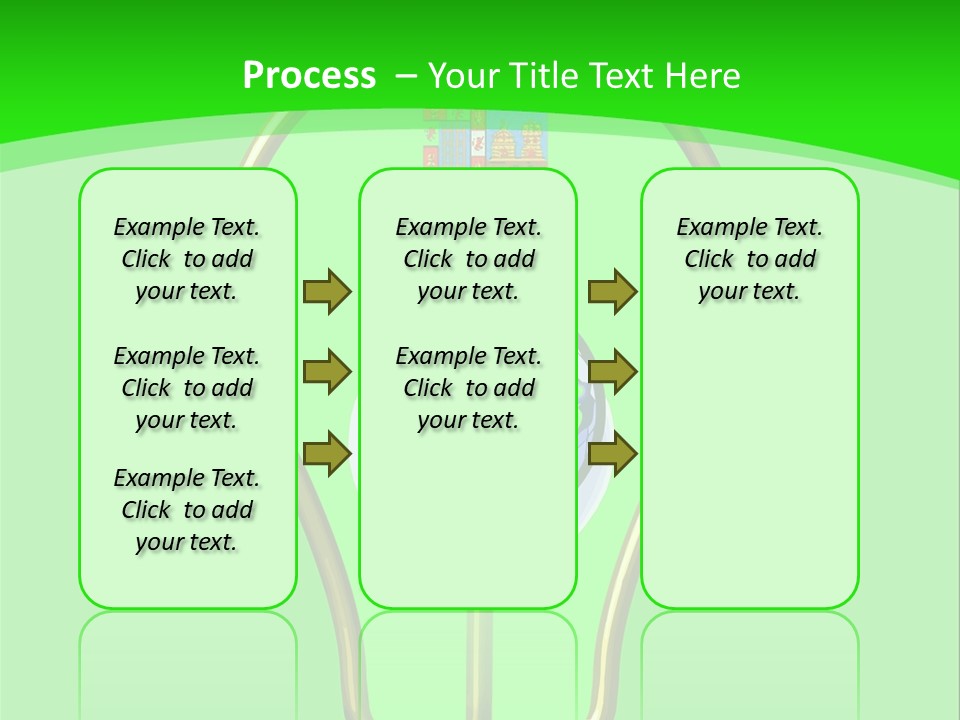 A Light Bulb With A Globe Inside Of It PowerPoint Template