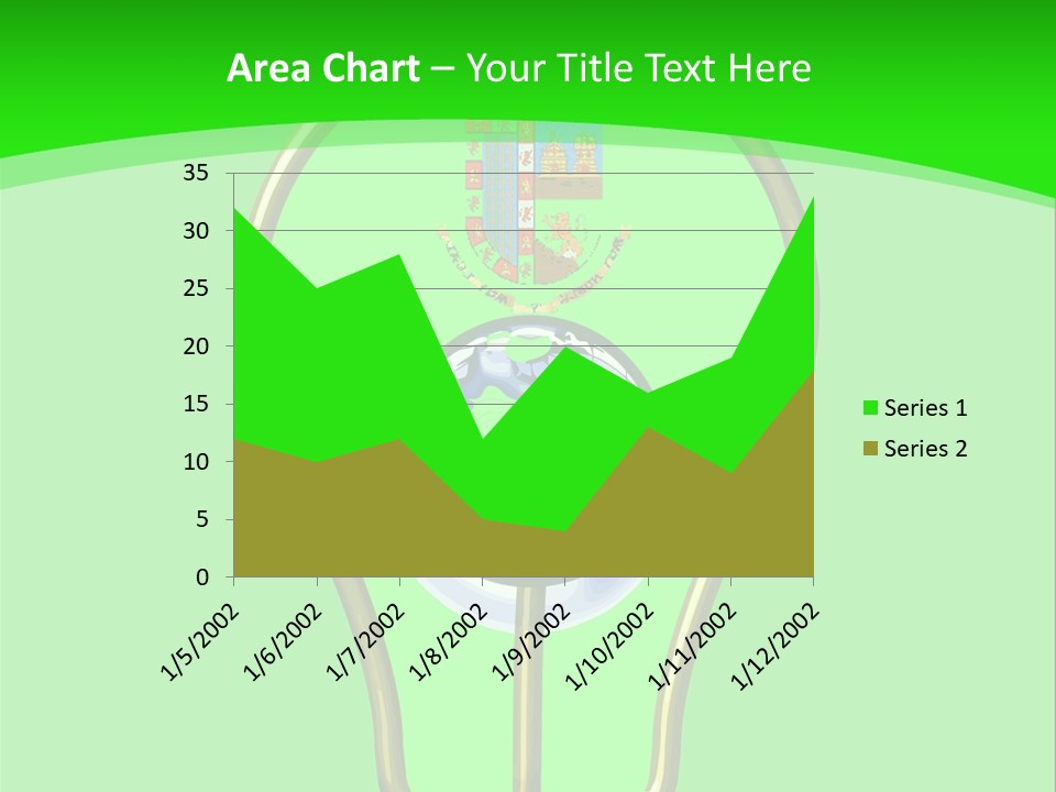 A Light Bulb With A Globe Inside Of It PowerPoint Template