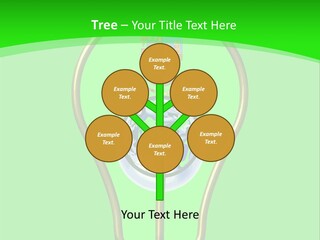 A Light Bulb With A Globe Inside Of It PowerPoint Template