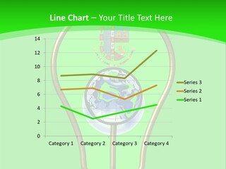 A Light Bulb With A Globe Inside Of It PowerPoint Template