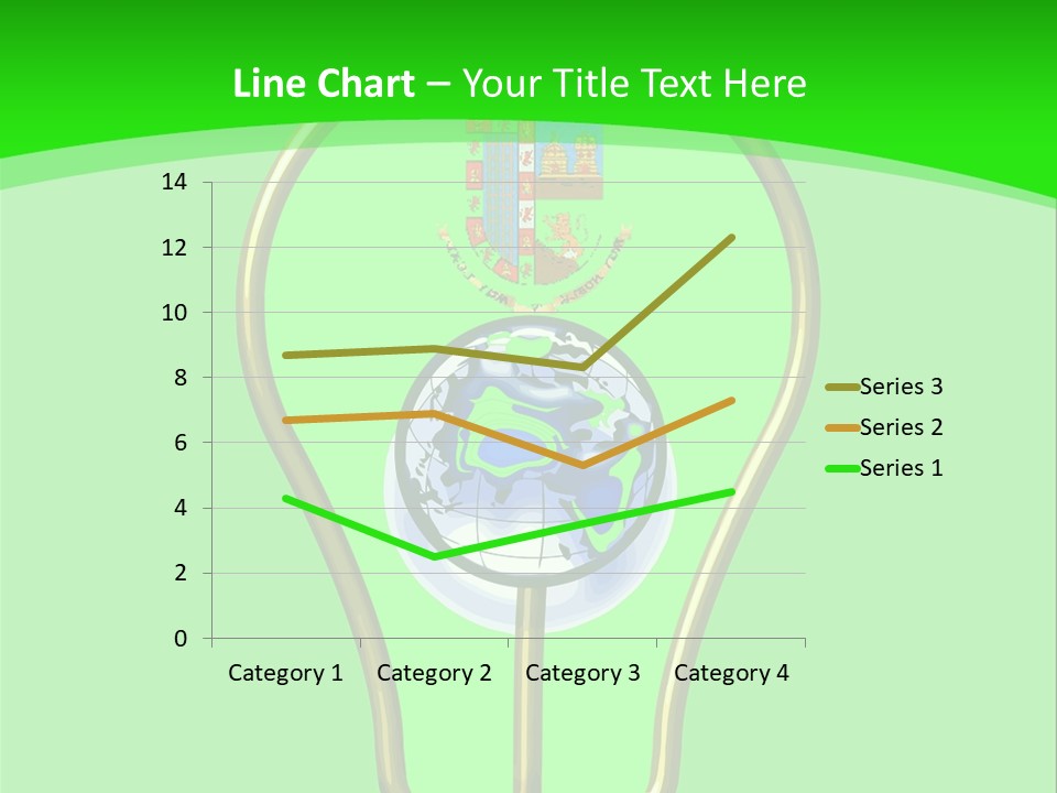 A Light Bulb With A Globe Inside Of It PowerPoint Template