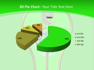 A Light Bulb With A Globe Inside Of It PowerPoint Template