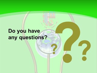 A Light Bulb With A Globe Inside Of It PowerPoint Template