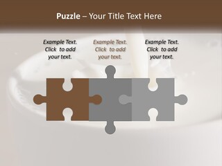 A Glass Of Milk Being Poured Into It PowerPoint Template