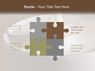 A Glass Of Milk Being Poured Into It PowerPoint Template