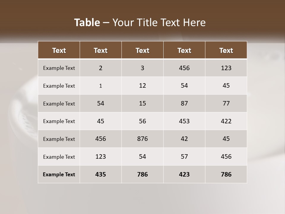A Glass Of Milk Being Poured Into It PowerPoint Template