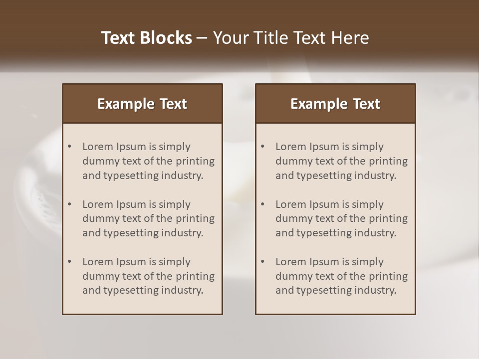 A Glass Of Milk Being Poured Into It PowerPoint Template