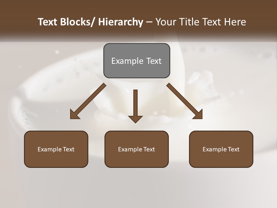 A Glass Of Milk Being Poured Into It PowerPoint Template