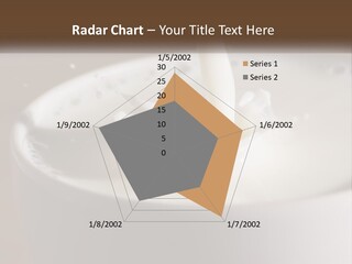 A Glass Of Milk Being Poured Into It PowerPoint Template