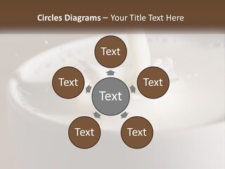 A Glass Of Milk Being Poured Into It PowerPoint Template