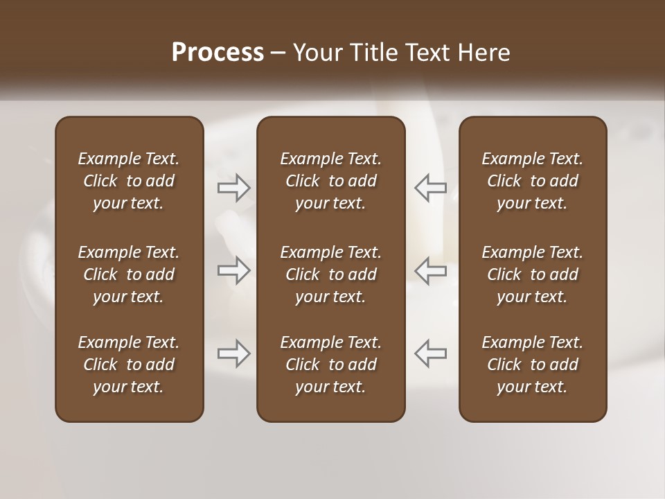 A Glass Of Milk Being Poured Into It PowerPoint Template