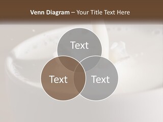 A Glass Of Milk Being Poured Into It PowerPoint Template