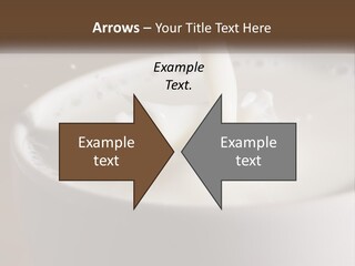 A Glass Of Milk Being Poured Into It PowerPoint Template