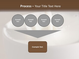 A Glass Of Milk Being Poured Into It PowerPoint Template