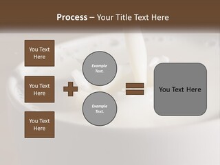 A Glass Of Milk Being Poured Into It PowerPoint Template