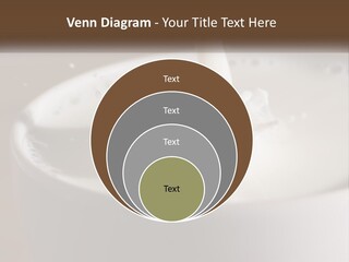 A Glass Of Milk Being Poured Into It PowerPoint Template