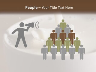 A Glass Of Milk Being Poured Into It PowerPoint Template