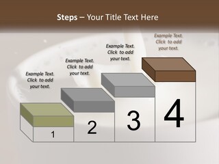 A Glass Of Milk Being Poured Into It PowerPoint Template