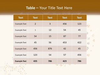 A Golden Number Six On A Black Background PowerPoint Template
