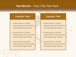 A Golden Number Six On A Black Background PowerPoint Template