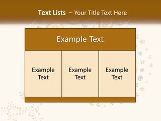 A Golden Number Six On A Black Background PowerPoint Template