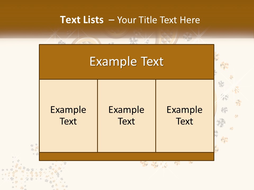 A Golden Number Six On A Black Background PowerPoint Template