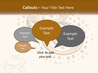 A Golden Number Six On A Black Background PowerPoint Template