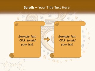 A Golden Number Six On A Black Background PowerPoint Template