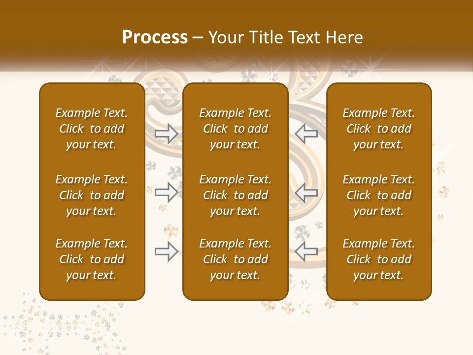 A Golden Number Six On A Black Background PowerPoint Template