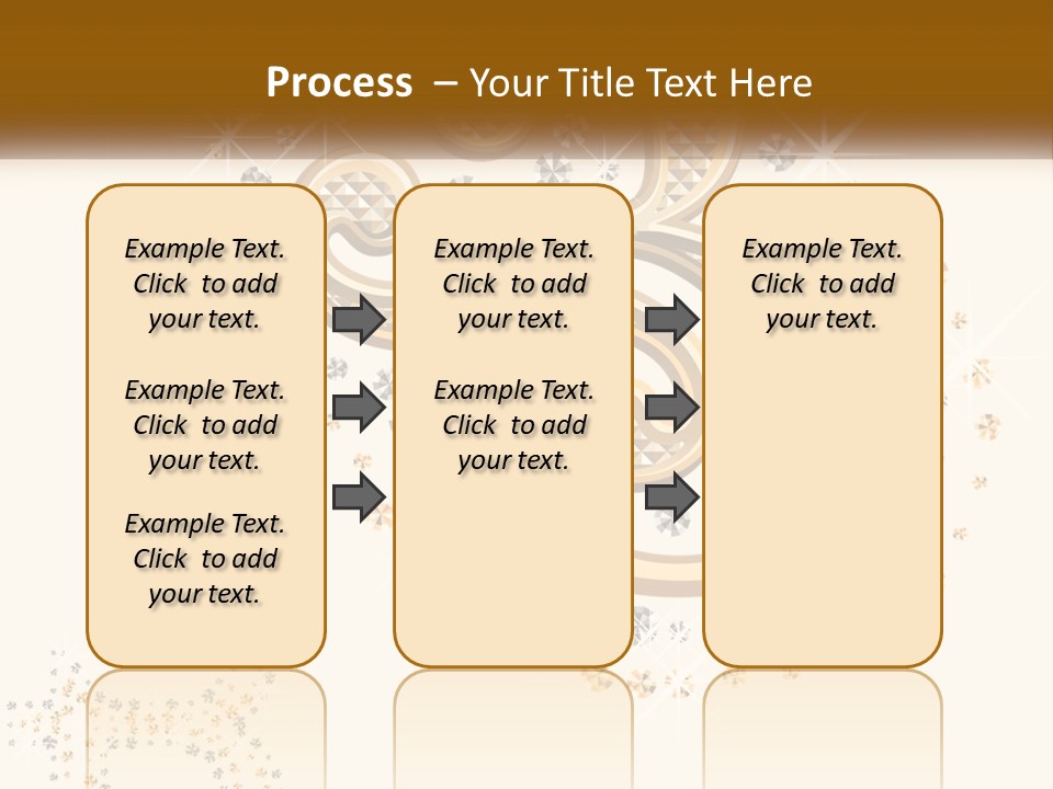 A Golden Number Six On A Black Background PowerPoint Template
