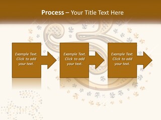 A Golden Number Six On A Black Background PowerPoint Template