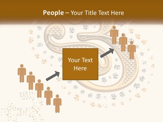 A Golden Number Six On A Black Background PowerPoint Template