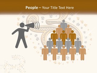A Golden Number Six On A Black Background PowerPoint Template
