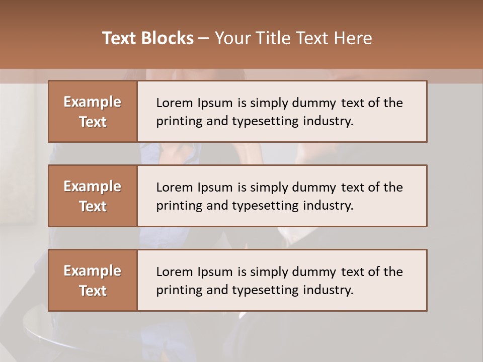 A Man And A Woman Sitting At A Table Talking To Each Other PowerPoint Template