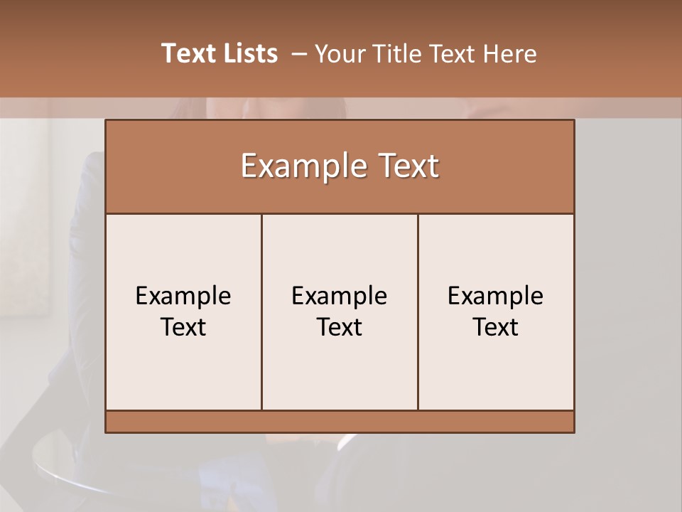 A Man And A Woman Sitting At A Table Talking To Each Other PowerPoint Template