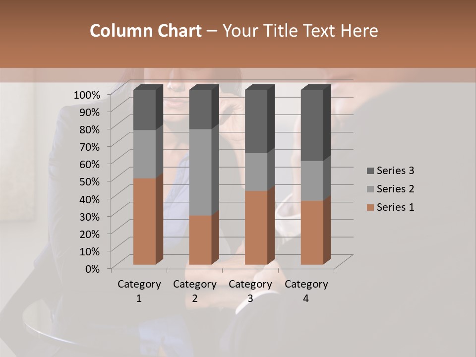 A Man And A Woman Sitting At A Table Talking To Each Other PowerPoint Template