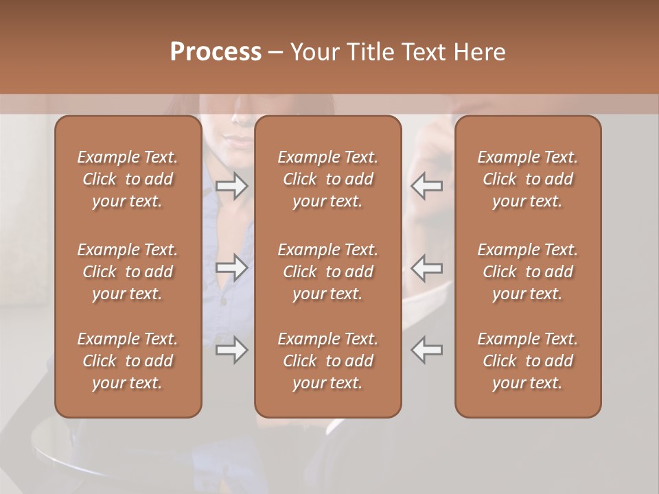 A Man And A Woman Sitting At A Table Talking To Each Other PowerPoint Template