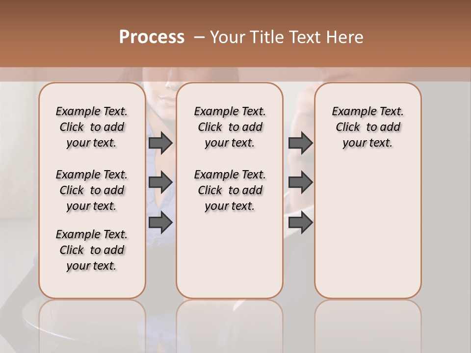 A Man And A Woman Sitting At A Table Talking To Each Other PowerPoint Template
