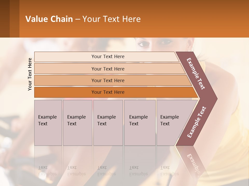 A Group Of People Riding Bikes In A Gym PowerPoint Template