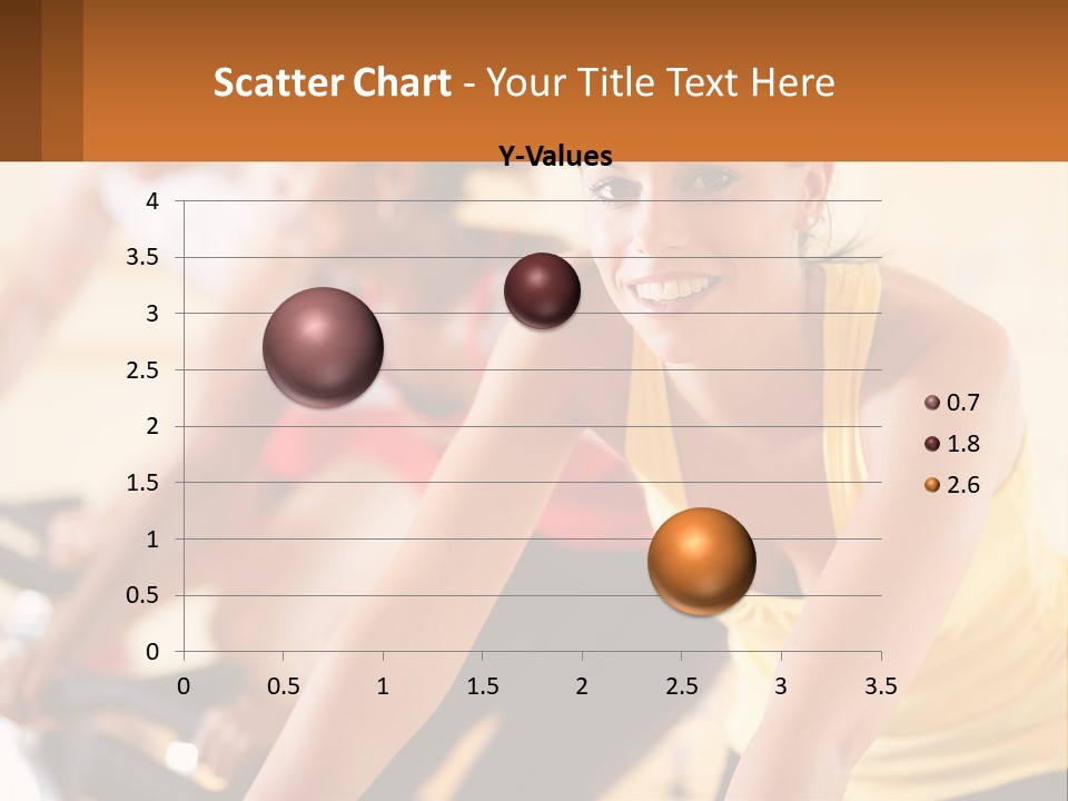 A Group Of People Riding Bikes In A Gym PowerPoint Template