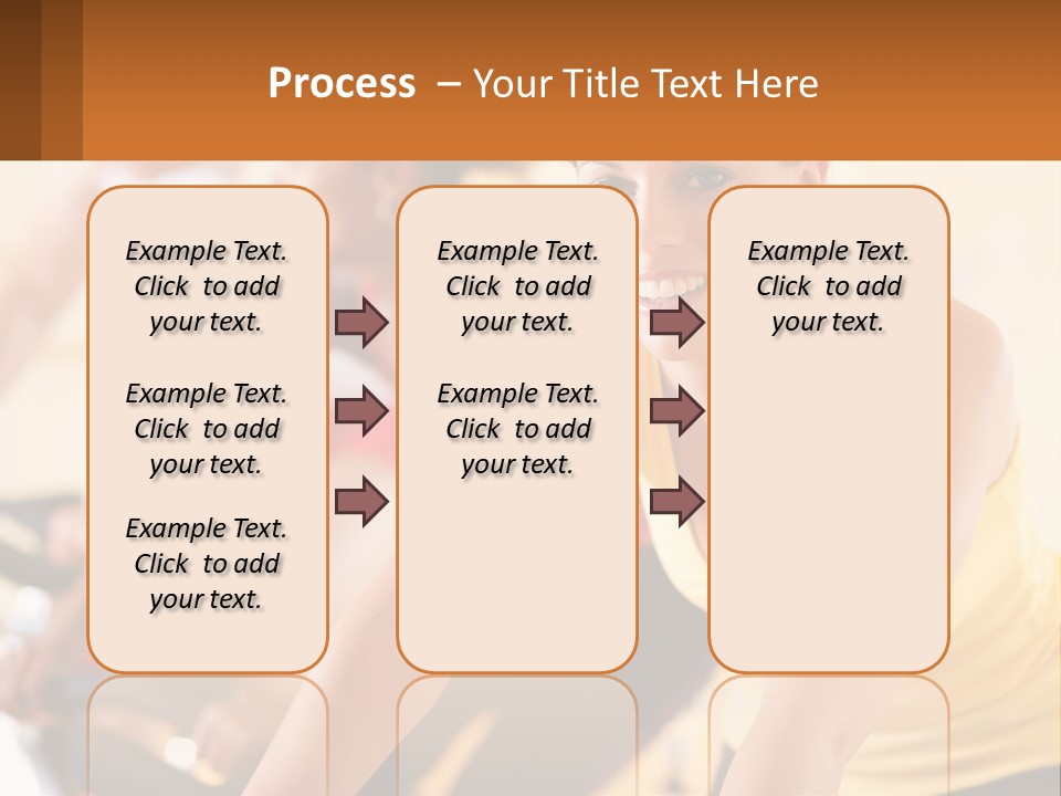 A Group Of People Riding Bikes In A Gym PowerPoint Template
