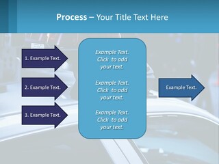 A Police Car With A Red Light On Top Of It PowerPoint Template