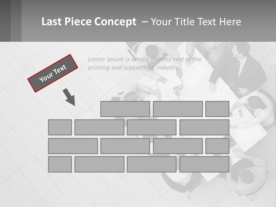 A Group Of People Sitting Around A Table PowerPoint Template