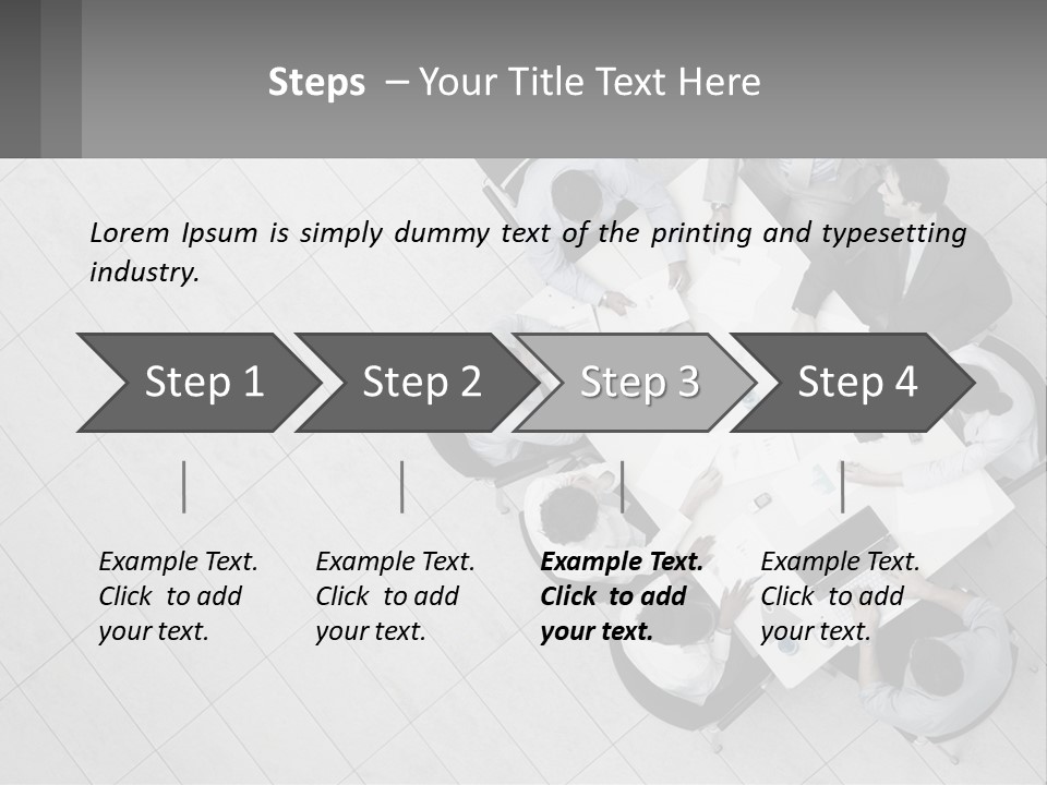 A Group Of People Sitting Around A Table PowerPoint Template