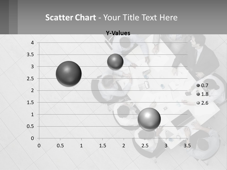 A Group Of People Sitting Around A Table PowerPoint Template