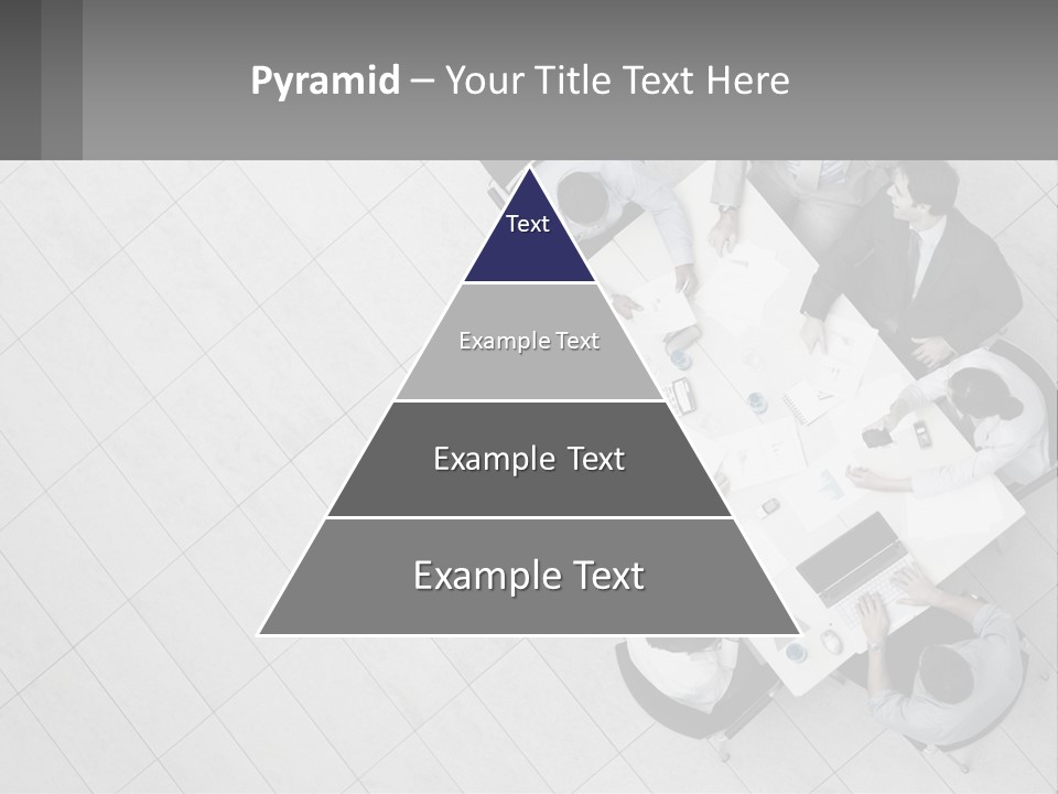 A Group Of People Sitting Around A Table PowerPoint Template