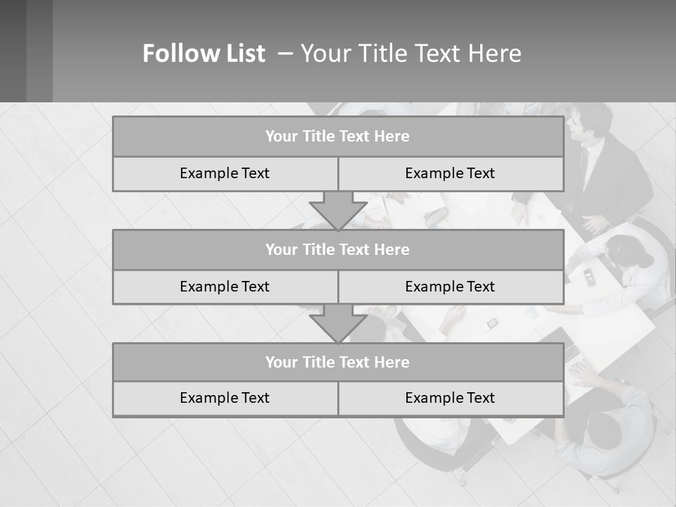 A Group Of People Sitting Around A Table PowerPoint Template